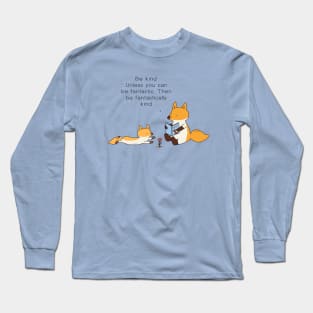 Be Kind Fox Long Sleeve T-Shirt